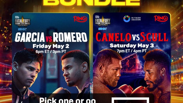 DAZN Launches Knockout Weekend Bundle For Garcia Vs. Romero And Canelo Vs. Scull PPV Cards