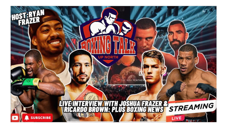 🥊LIVE: Joshua Frazer & Ricardo Brown Talk Big Fights & Future Plans | Boxing Talk Up North
